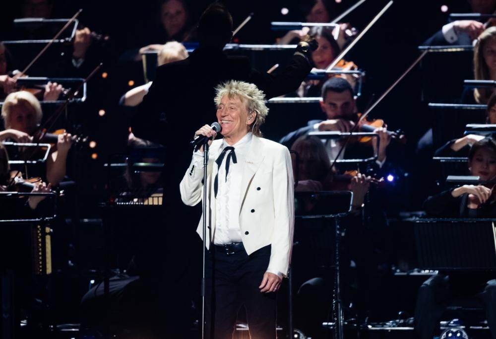 Brit Award:  il memorabile show di Rod Stewart