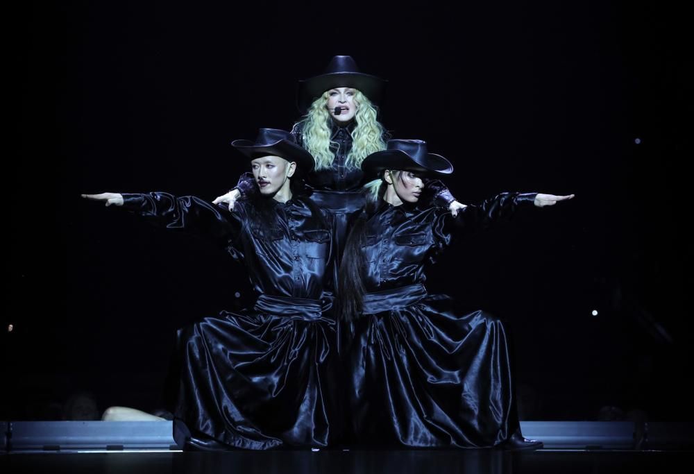 Madonna fiera del figlio Rocco a Milano: il video