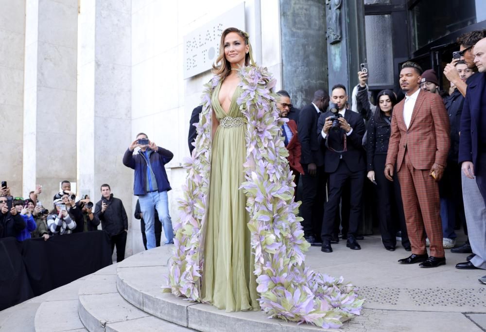 Jennifer Lopez va pazza per i petali