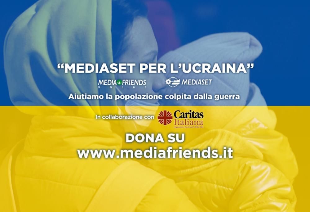 Mediaset per l’Ucraina: scopri come partecipare alla campagna di raccolta fondi per sostenere le popolazioni colpite dalla guerra