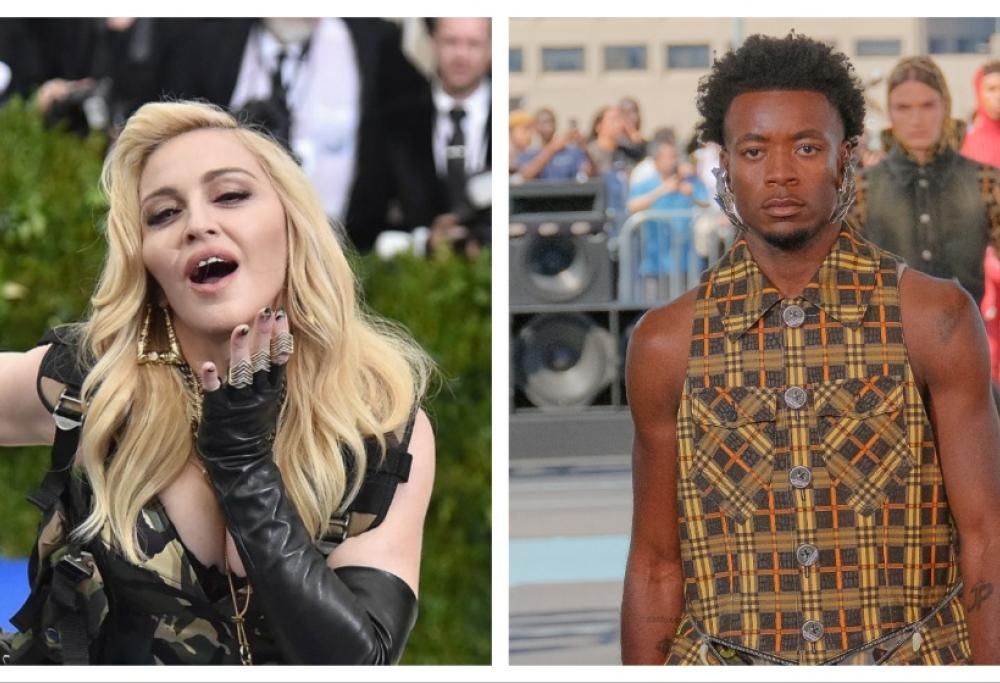 Madonna fiera del figlio David Banda che debutta nella moda