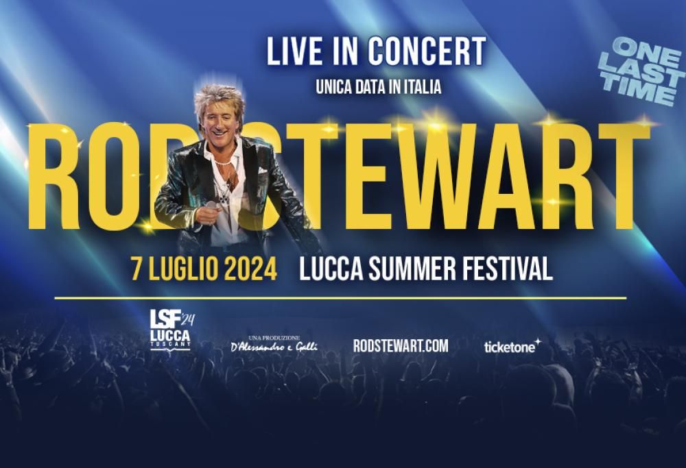 Rod Stewart:  l’unica data italiana!