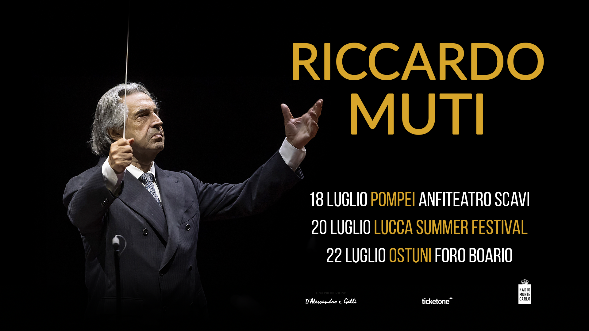 Riccardo Muti:  la grande musica in luoghi simbolo d’Italia
