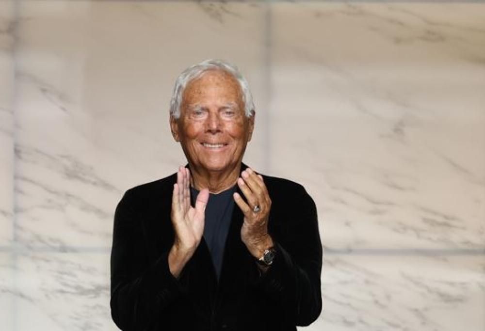 Giorgio Armani elogia la gentilezza e la dolcezza