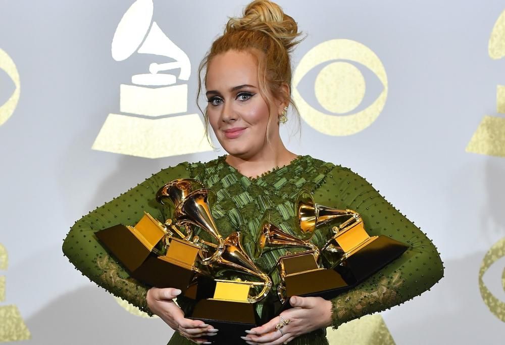 12 febbraio 2017: Adele trionfa ai Grammy