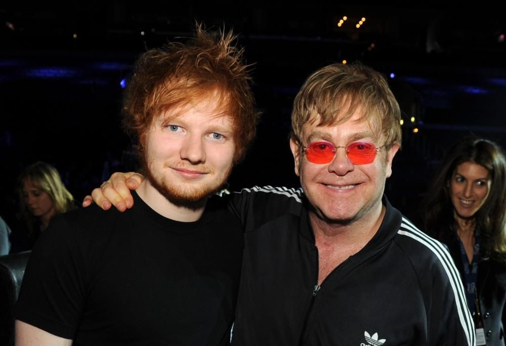 E’ di Elton John con Ed Sheeran la foto più bella di Natale! E Mariah Carey? Battuta!