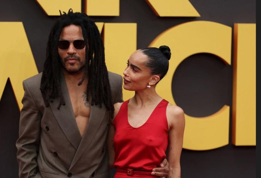 Lenny Kravitz padre orgoglioso con la figlia Zoë