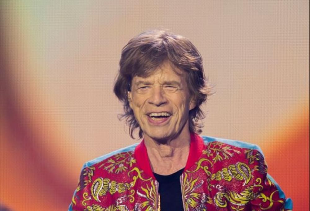 Mick Jagger felice a Siracusa