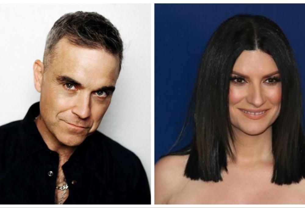 Robbie Williams e Laura Pausini. Il duetto a sorpresa ad Atene. Il video