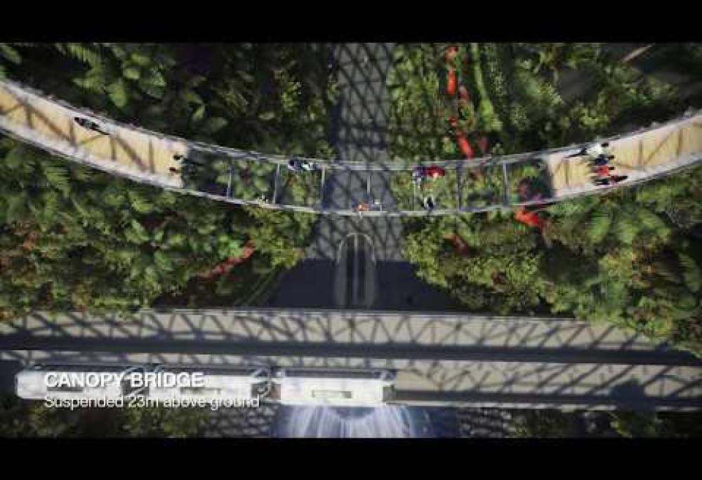 Avete mai visto una piscina sul tetto di un aeroporto?