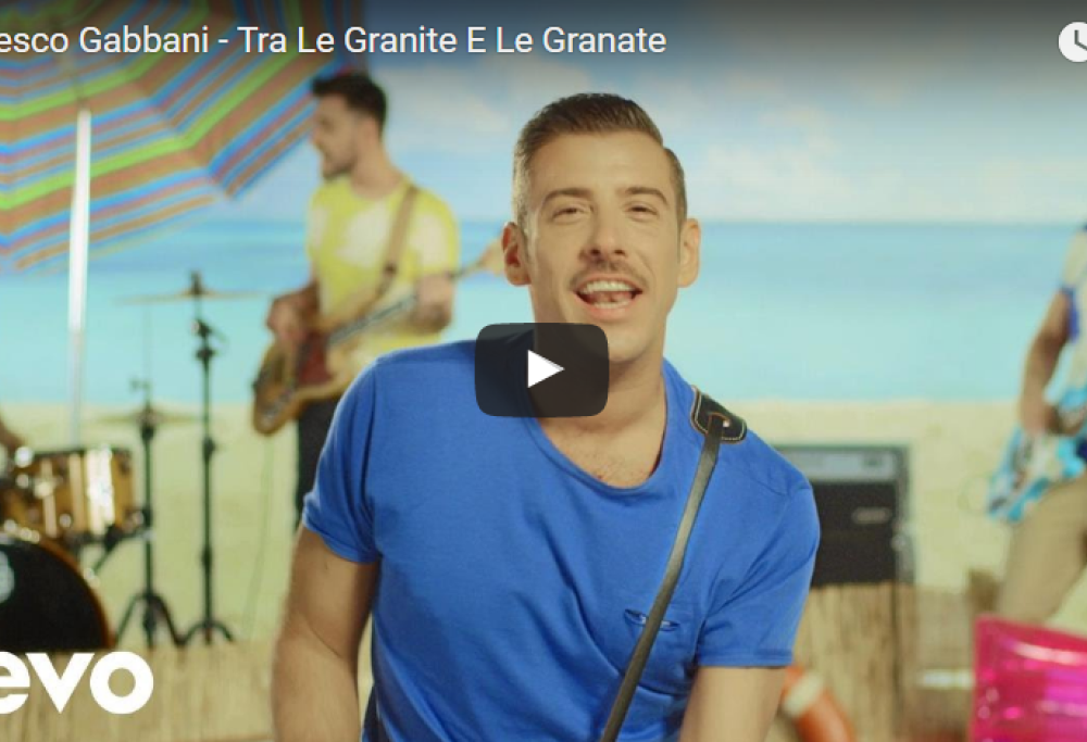 Francesco Gabbani: guarda il video di Tra le granite e le granate