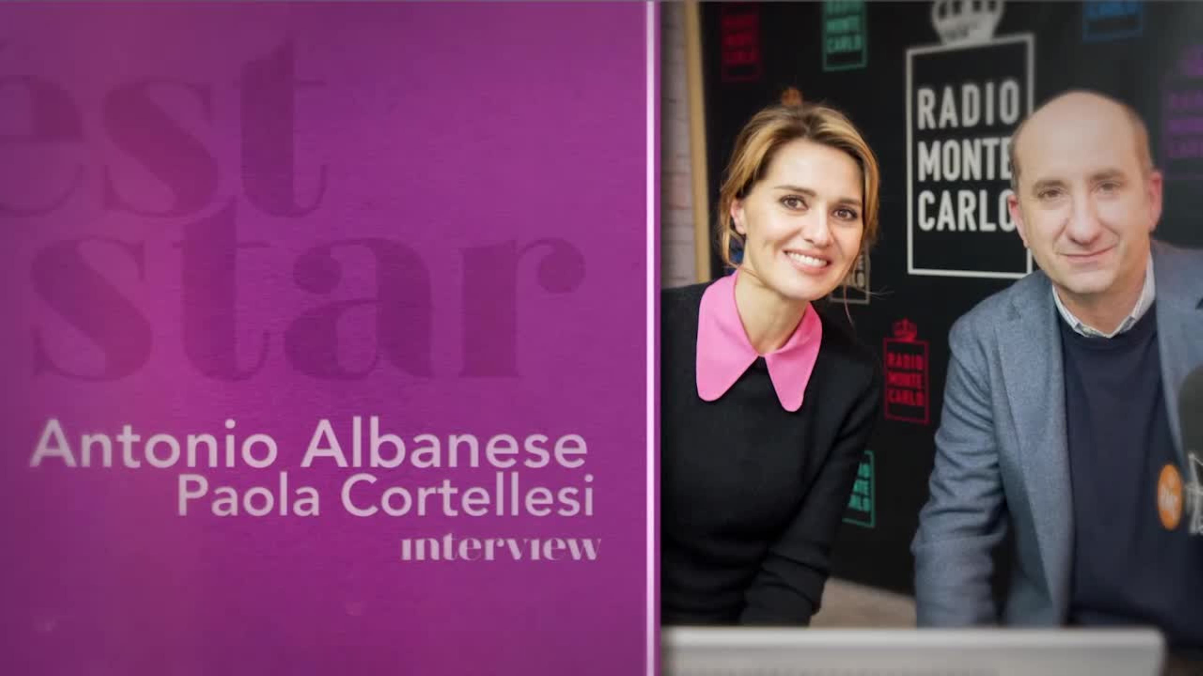 Paola Cortellesi: sapete cosa mi cantava Antonio Albanese ogni mattina sul set?