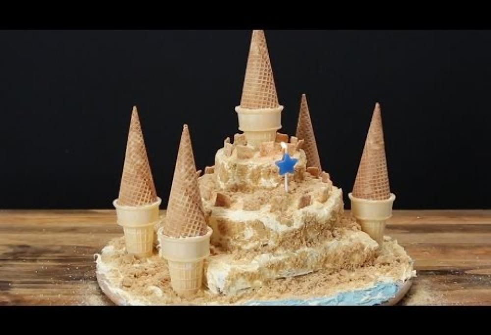 Come preparare una torta castello di sabbia