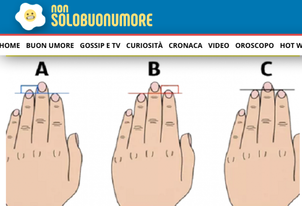 Le mani raccontano il tuo carattere