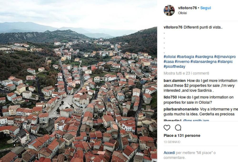 In un paesino in Sardegna si vendono case a 1 euro: richieste da tutto il mondo