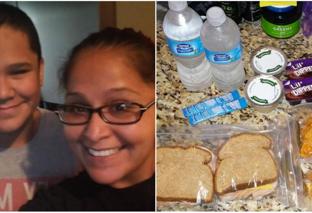 Chiede alla mamma di preparargli un doppio pranzo da portare a scuola. Ecco perchè