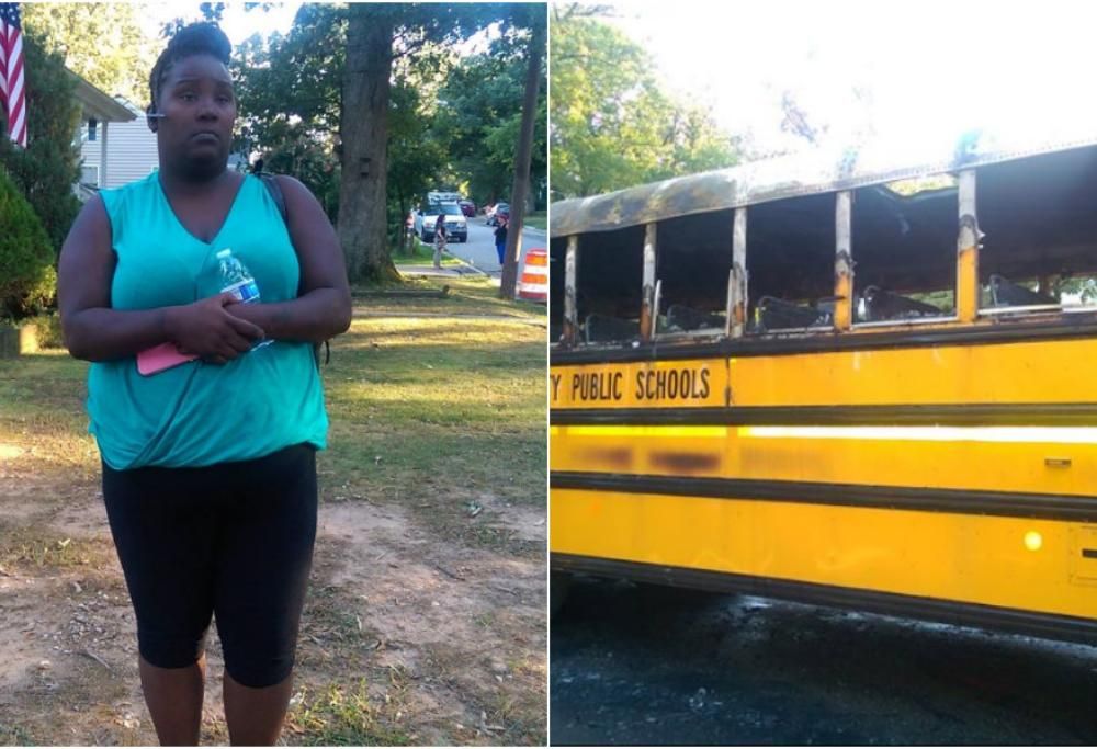 Salva 20 bambini dall’incendio del pullmino che stava guidando.