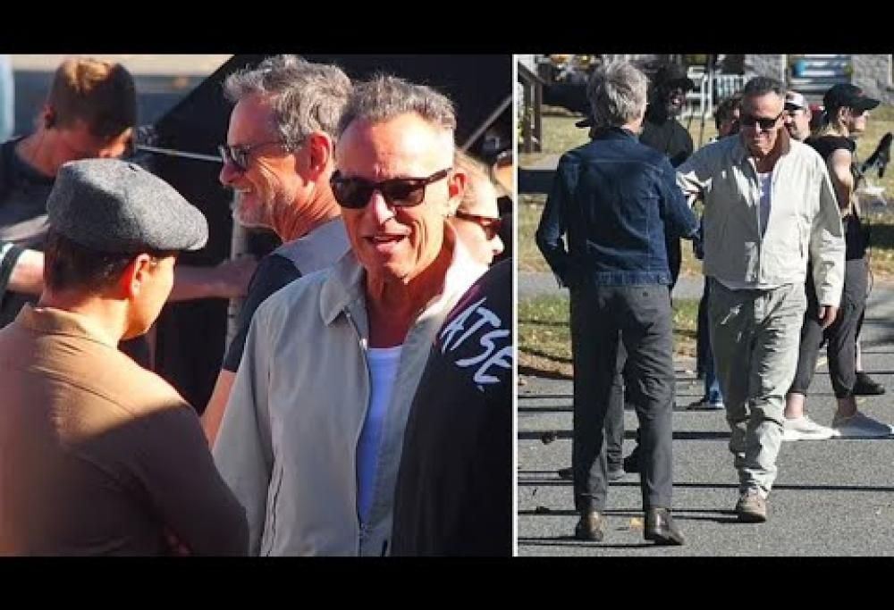 Bruce Springsteen sul set del film dedicato alla sua vita: il video