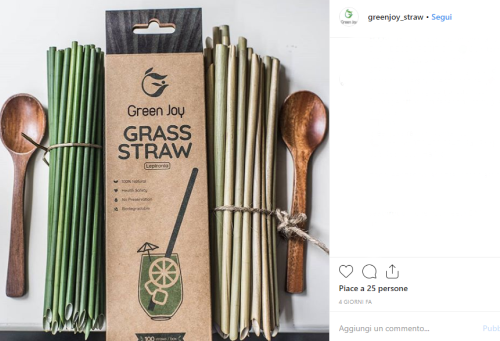 In Vietnam le cannucce sono fatte… d’erba!