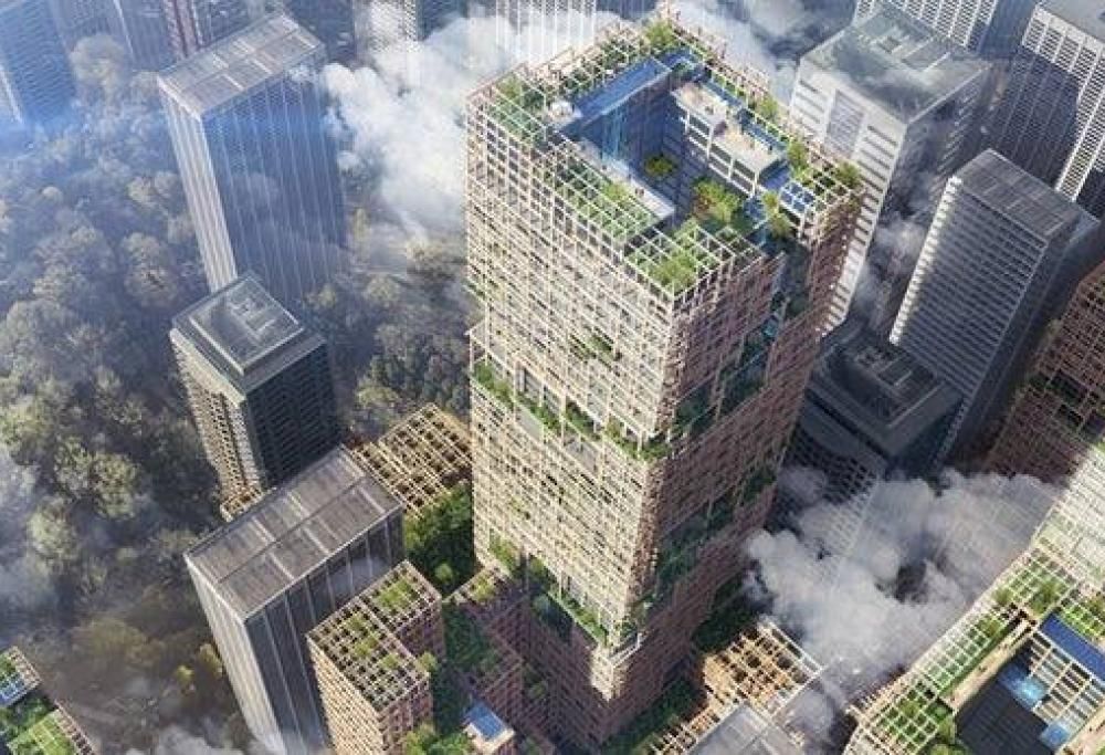 Il grattacielo in legno più alto del mondo sorgerà a Tokyo