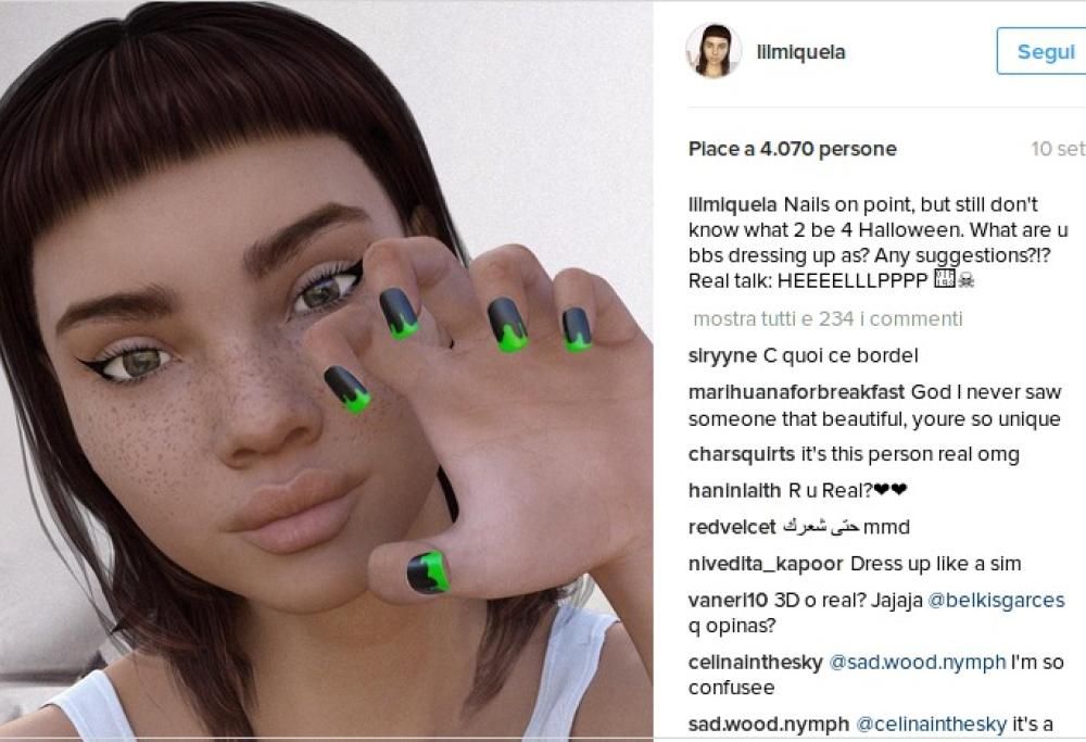 Chi è Miquela Sousa?  Su Instagram si diffonde l’enigma