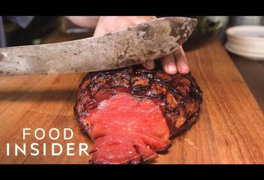 Ecco l’anguria che sembra prosciutto affumicato. La mangereste?