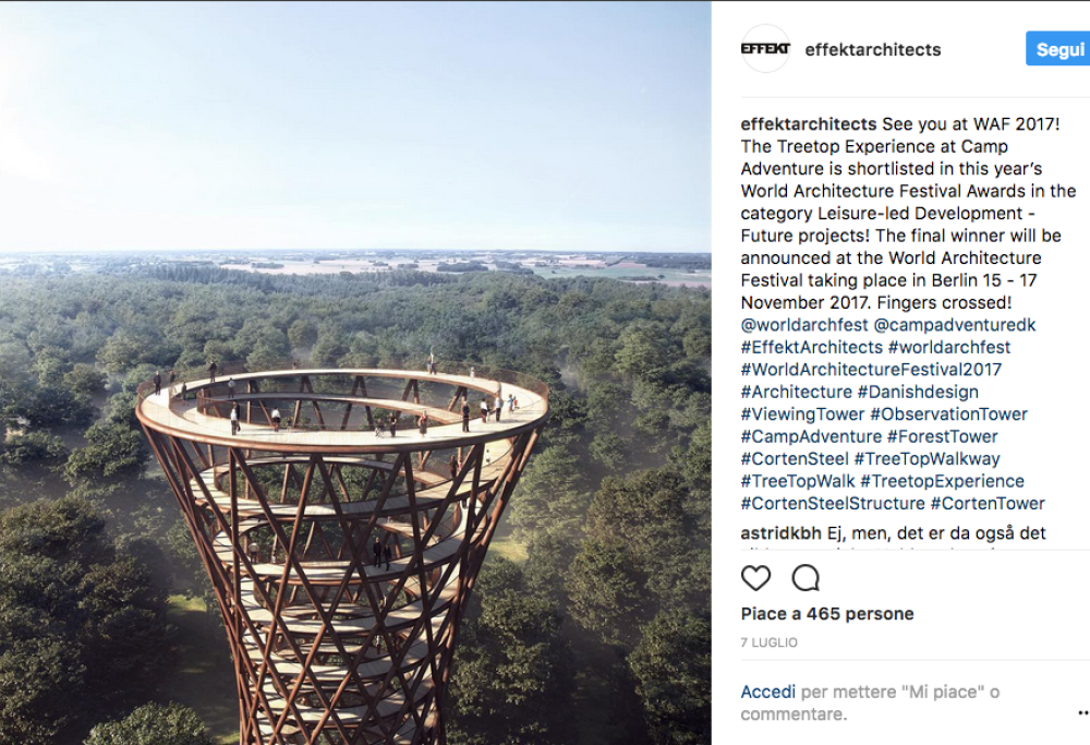 Incantevole e utile: la spirale gigante in mezzo alla foresta