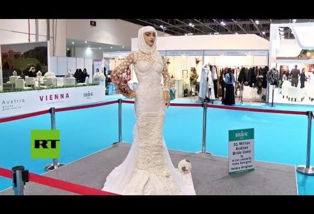La torta nuziale? E’ a forma di sposa e costa… un milione di dollari. L’ultima follia arriva da Dubai!