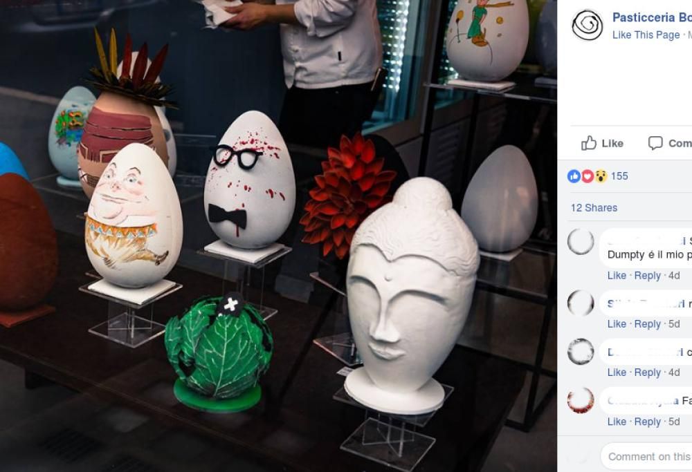 Uova di Pasqua come opere d’arte:  a Roma una mostra gustosissima