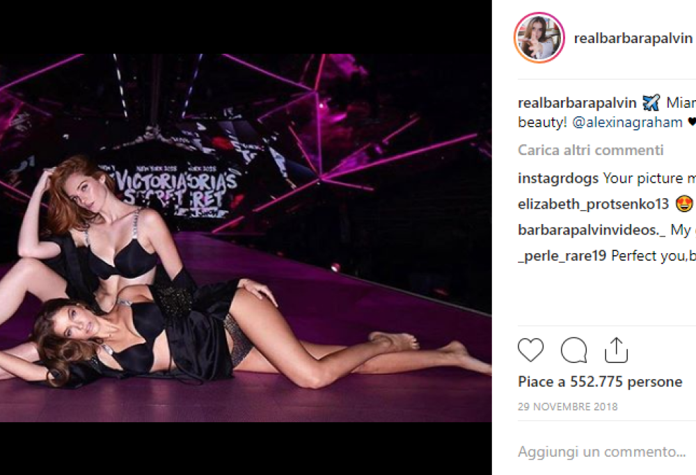 Barbara Palvin è il nuovo angelo di Victoria’s Secret