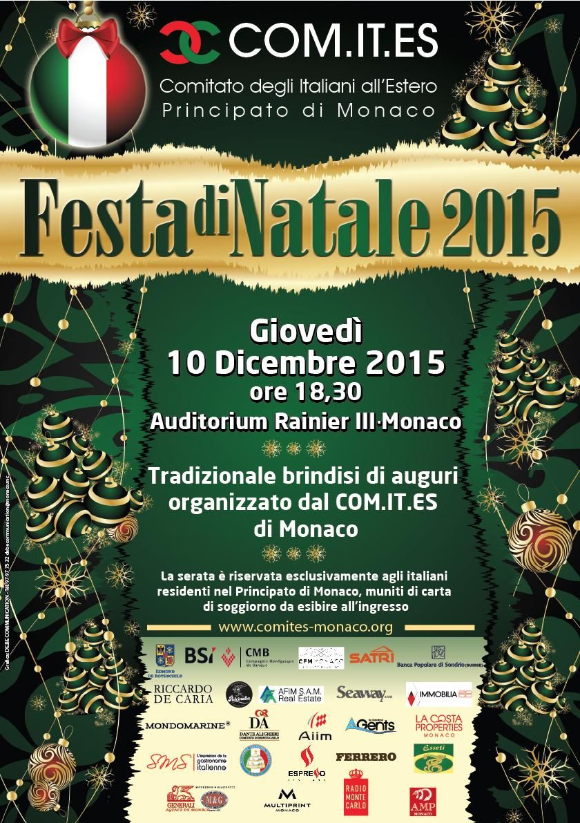 Festa di Natale del Comites di Monaco
