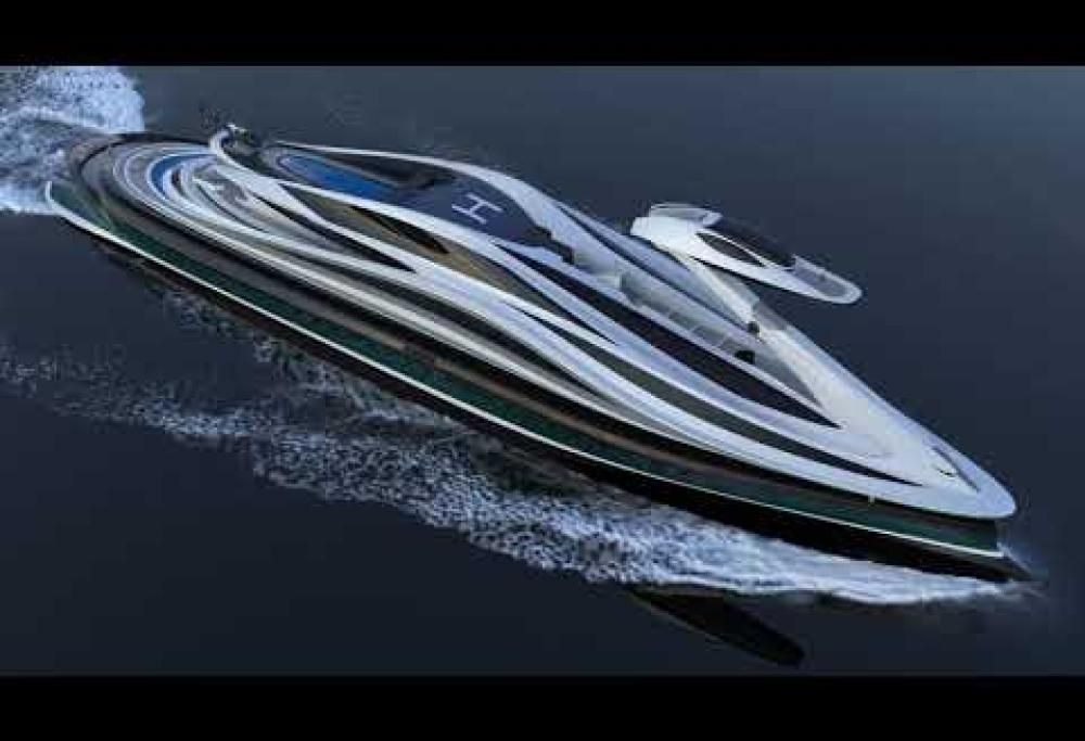 E’ italiano l’avveniristico yacht che ricorda un cigno!
