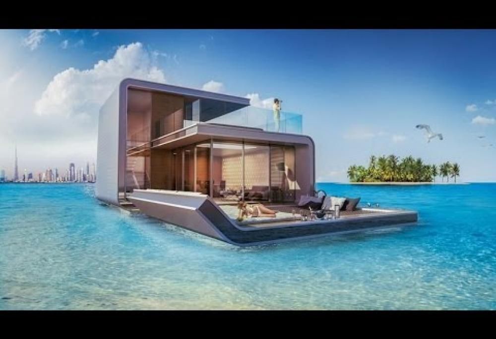 A Dubai la villa galleggia sul mare