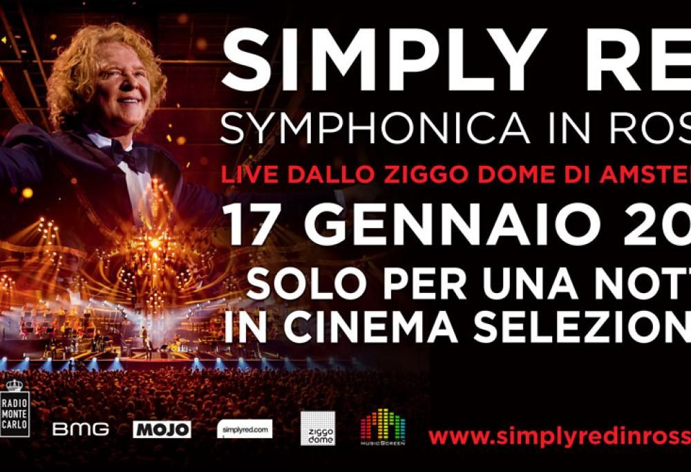 “Simply Red Symphonica In Rosso”: il film