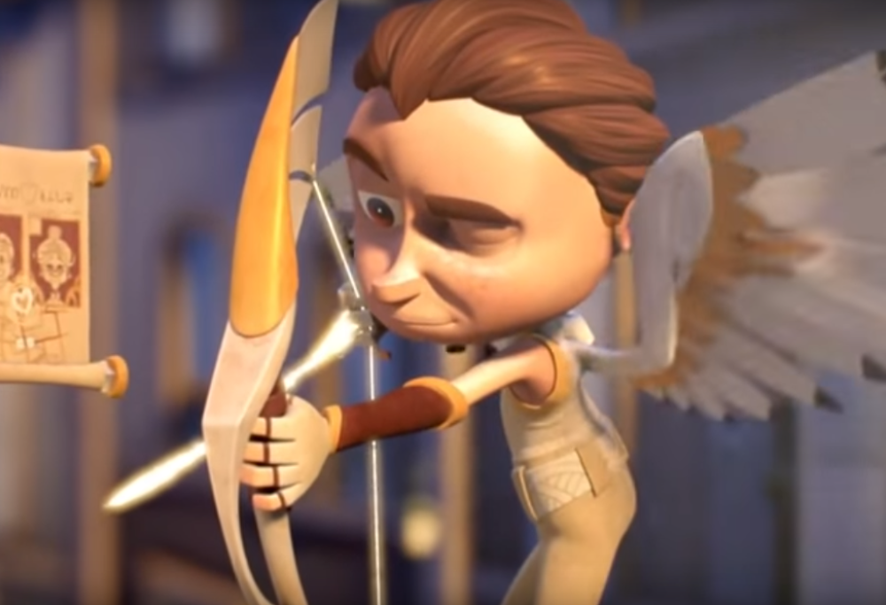 L’amore? E’ cieco. Lo dimostra un divertente cartoon