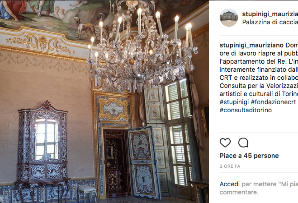 Arte e splendore: riaperto al pubblico l’Appartamento del Re a Stupinigi