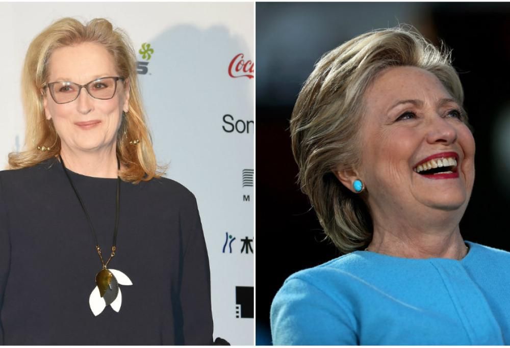 Meryl Streep , “Sarei lusingata di interpretare Hillary Clinton in un film”