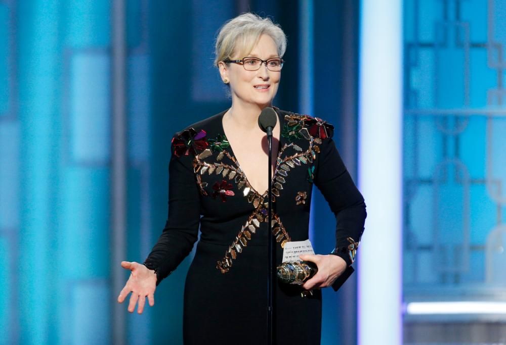 Meryl Streep. L’appassionato discorso ai Golden Globes