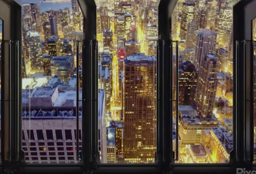 A Chicago c’è una nuova attrazione da brivido, a 300 metri d’altezza. Ci vuole coraggio, ma la vista è garantita!