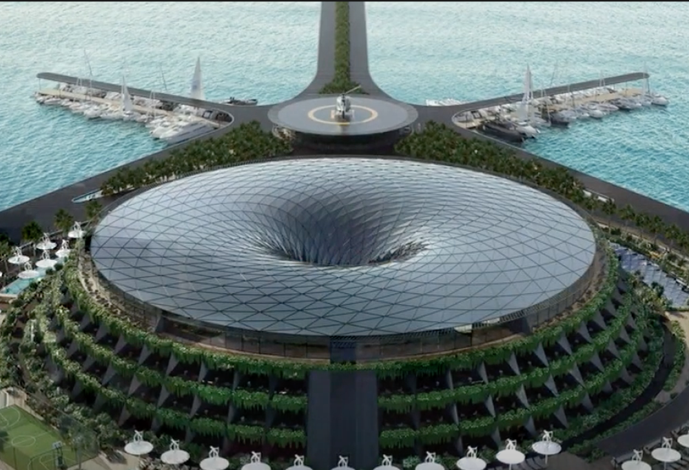 Lo straordinario hotel galleggiante totalmente green