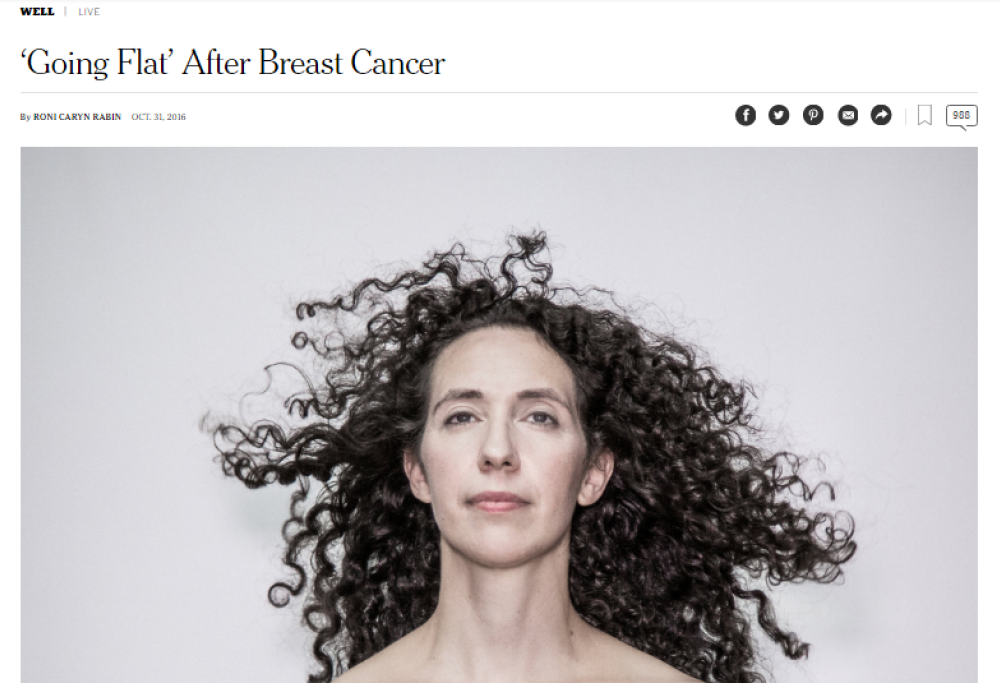 GoFlat, la bellissima campagna legata al tumore al seno