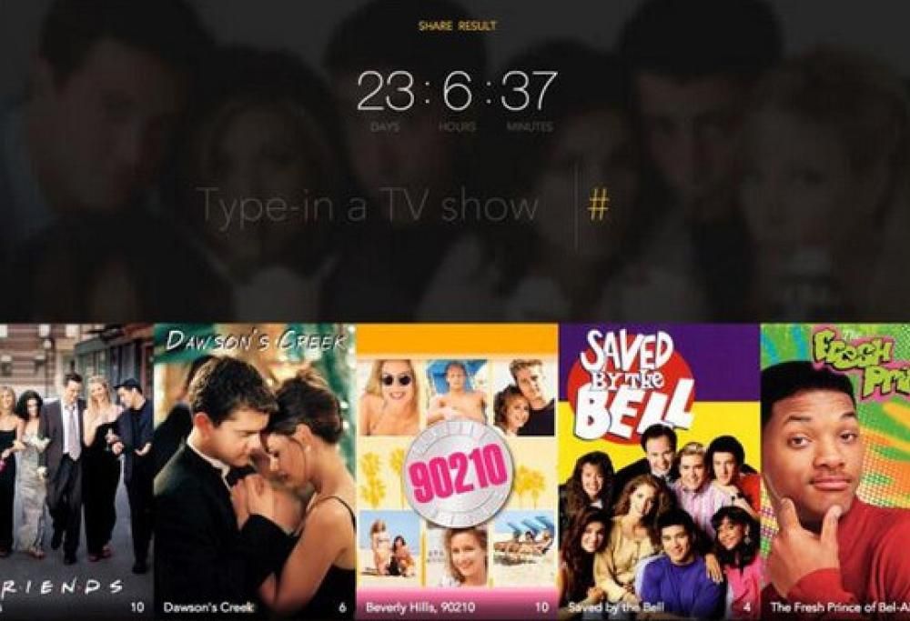 Quanti giorni hai trascorso a guardare serie tv? Te lo dice un sito