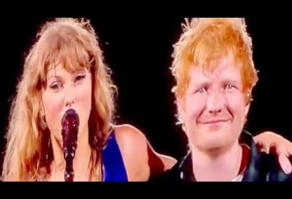 Taylor Swift: a sorpresa sul palco appare Ed Sheeran. Il  video