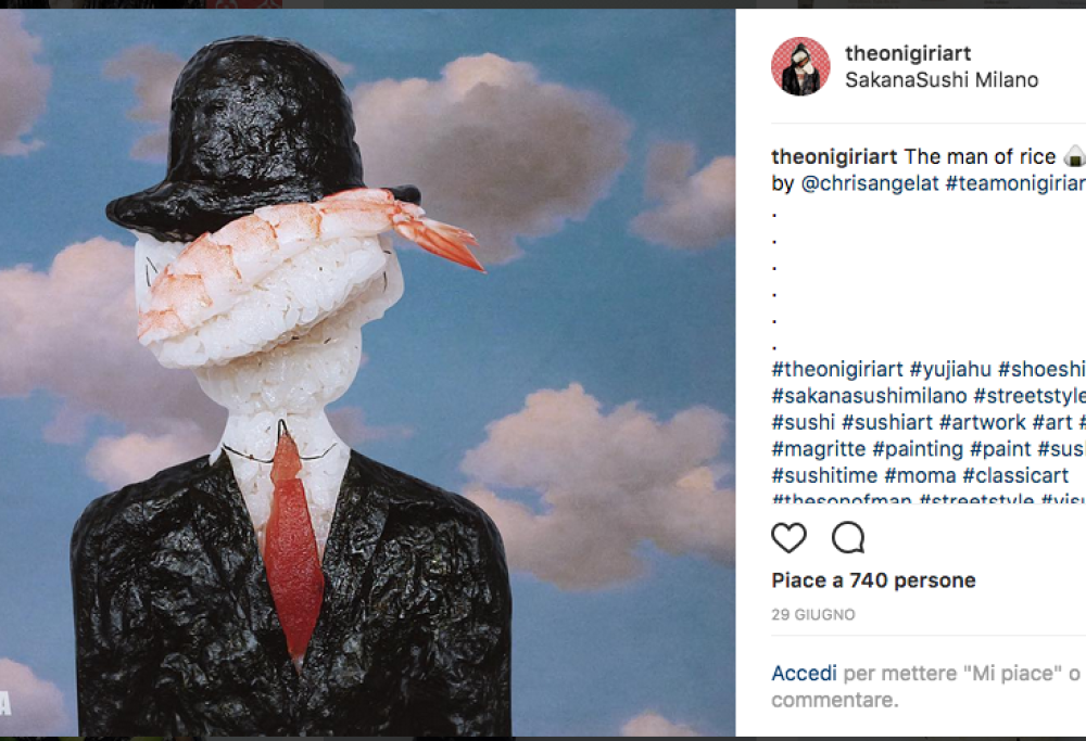 Altro che sushi: ecco le creazioni artistiche di uno chef italiano