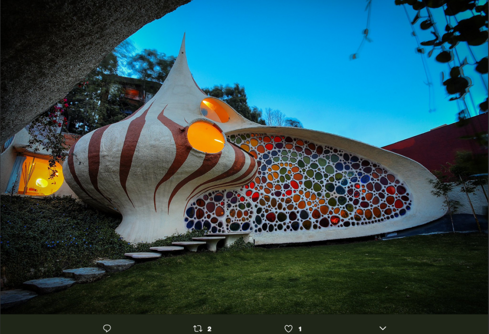 Ecco la straordinaria casa a forma di conchiglia!