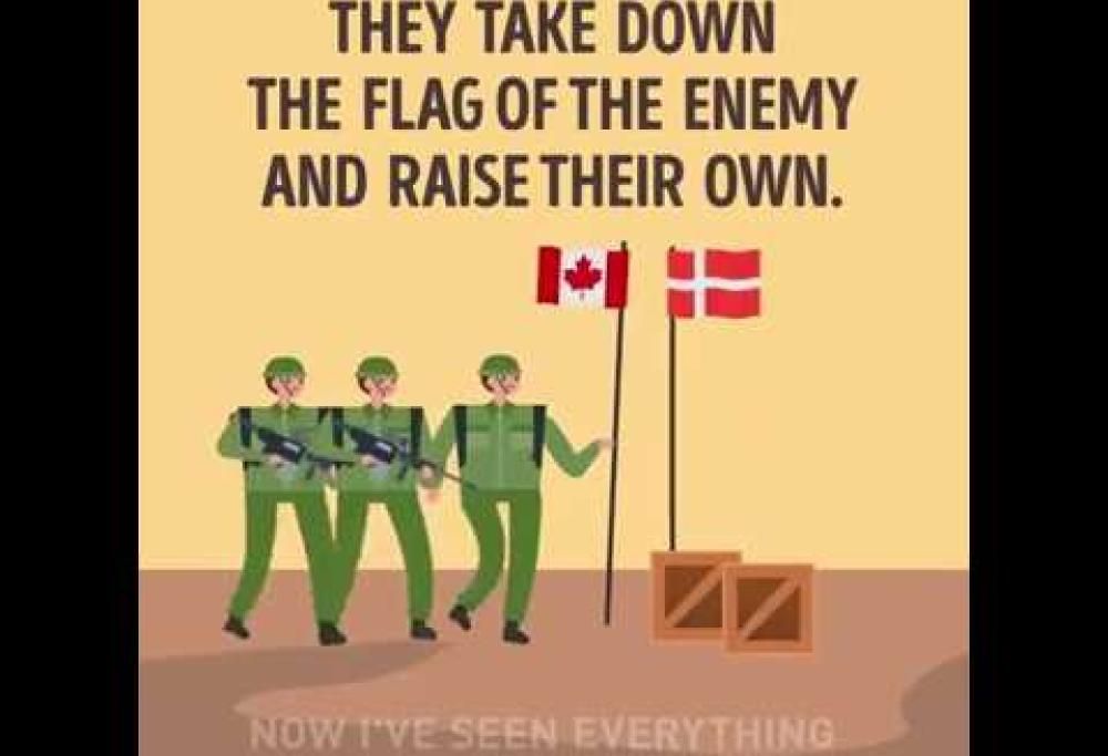 La guerra? E’ gentile. Tra scambi di liquori e cortesie