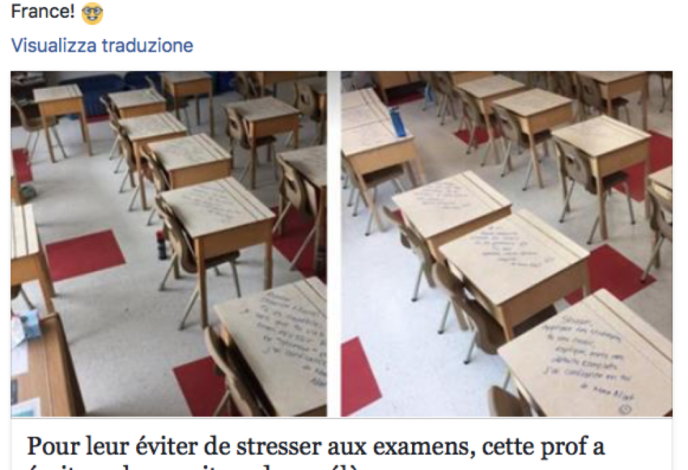 Paura degli esami? Una prof canadese ha trovato il modo ideale per incoraggiare gli allievi