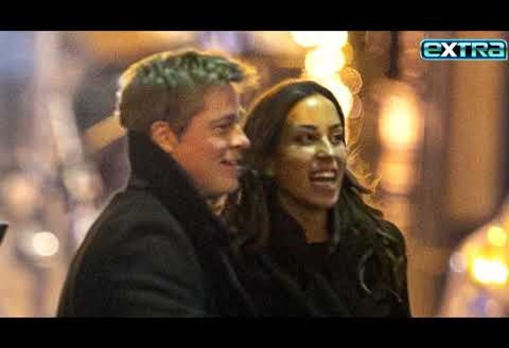 Brad Pitt festeggia il compleanno con Ines de Ramon: il video