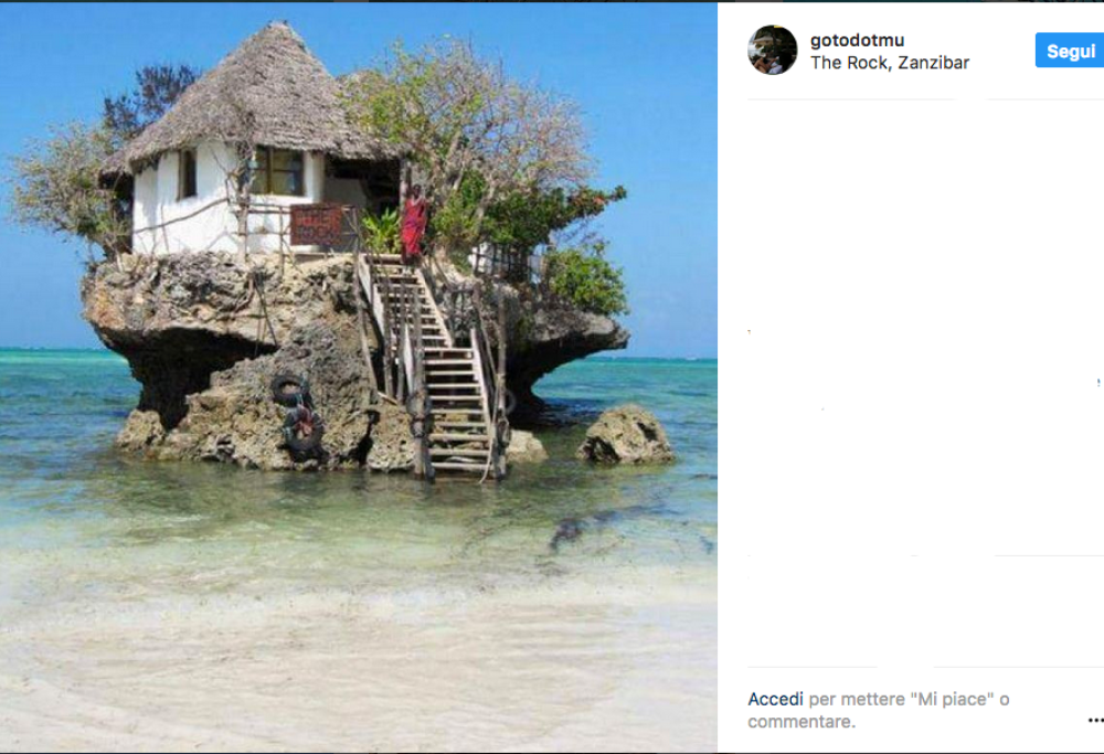 Piccolo e magico:  vi facciamo sognare con il ristorante che da uno scoglio si apre sull’Oceano