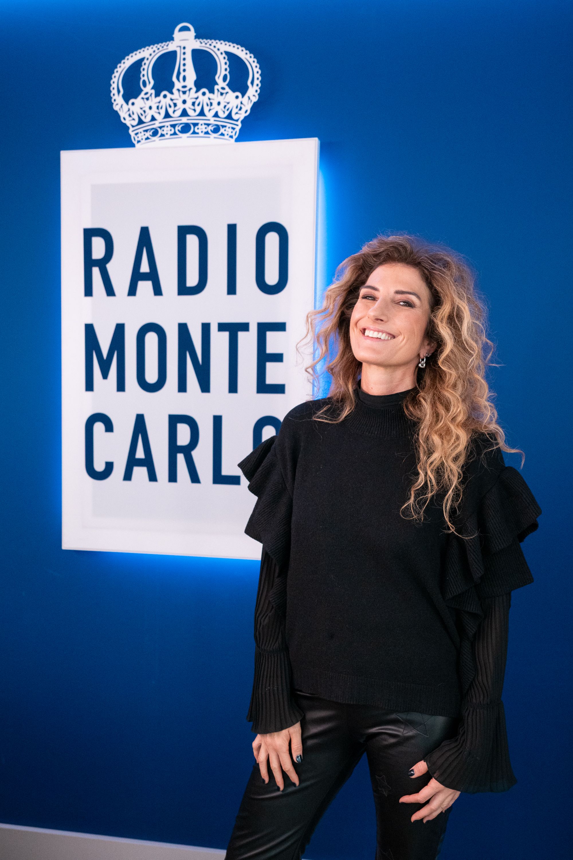 Nina Palmieri ospite di Radio Monte Carlo: le foto più belle